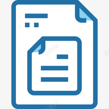 文件文件和文件夹15蓝色图标图标