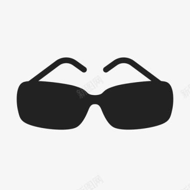 太阳镜眼镜款式图标图标