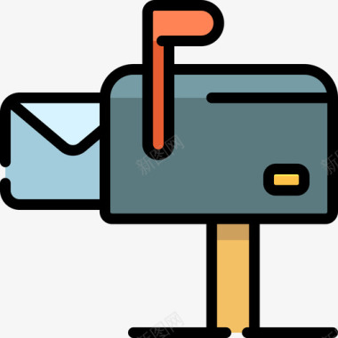 邮箱日常事务对象操作2线性颜色图标图标