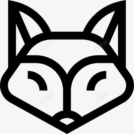 狐狸动物园3直系图标svg_新图网 https://ixintu.com 动物园3 狐狸 直系