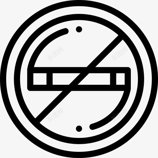 禁止吸烟33号博物馆直系图标svg_新图网 https://ixintu.com 33号博物馆 直系 禁止吸烟