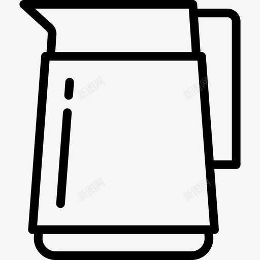 水罐咖啡11直线型图标svg_新图网 https://ixintu.com 咖啡11 水罐 直线型