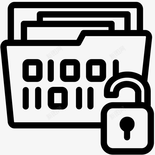 文件夹访问违规图标svg_新图网 https://ixintu.com 一般数据保护法规大纲 保护 数据 文件夹 访问 违规