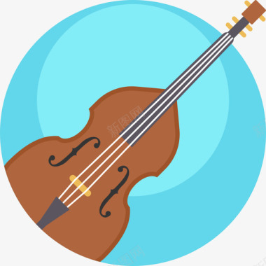 低音提琴9低音图标图标