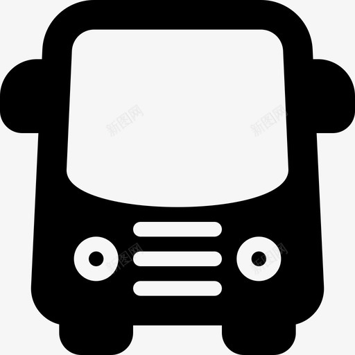 公共汽车运输44满载图标svg_新图网 https://ixintu.com 公共汽车 满载 运输44