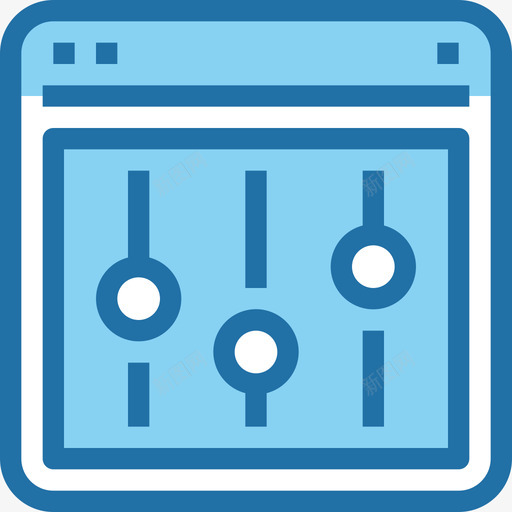 浏览器浏览器和界面2蓝色图标svg_新图网 https://ixintu.com 浏览器 浏览器和界面2 蓝色