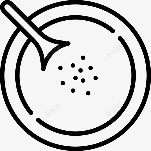 黑芝麻汤中餐8直系图标svg_新图网 https://ixintu.com 中餐8 直系 黑芝麻汤