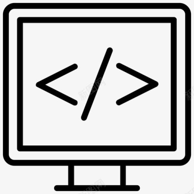 软件开发自定义编码html代码图标图标