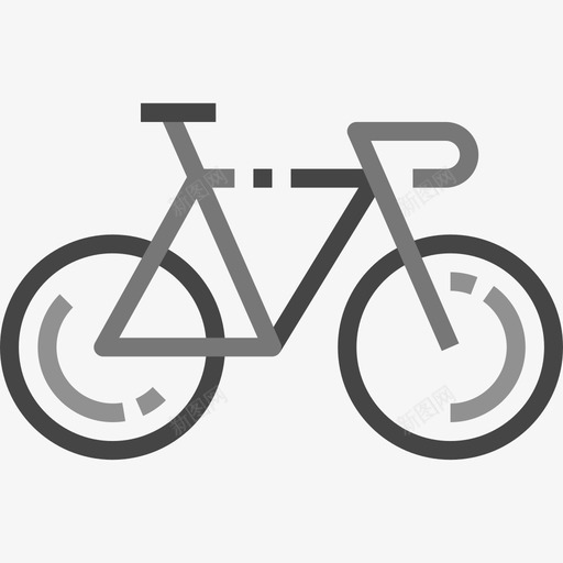 自行车生活方式5平板图标svg_新图网 https://ixintu.com 平板 生活方式5 自行车