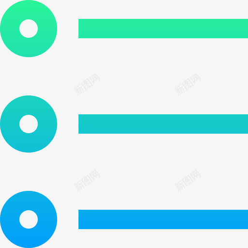 列表文本编辑器26渐变图标svg_新图网 https://ixintu.com 列表 文本编辑器26 渐变