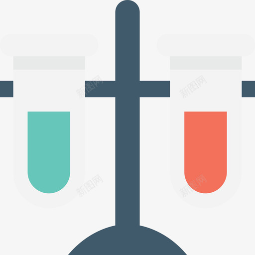 试管科学技术4扁平图标svg_新图网 https://ixintu.com 扁平 科学技术4 试管