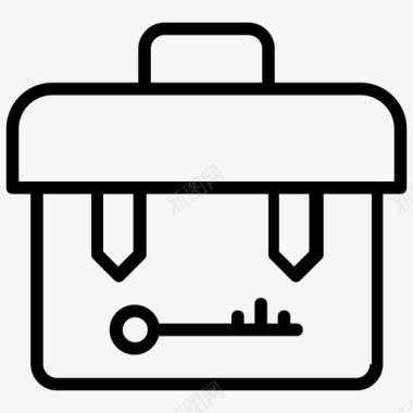 公文包文件包办公包图标图标