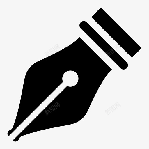 笔绘图笔尖图标svg_新图网 https://ixintu.com 书写 学习分类液晶打印机漏斗回收 文具 游戏 笔 笔尖 绘图