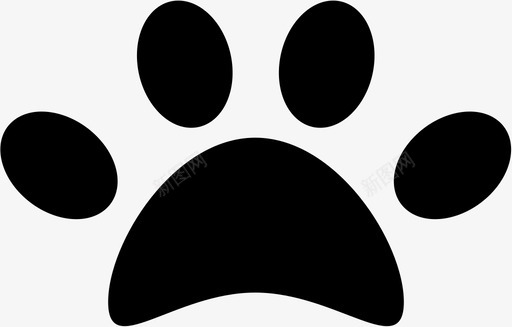 动物印记动物脚动物脚印图标svg_新图网 https://ixintu.com 动物印记 动物脚 动物脚印 爪子