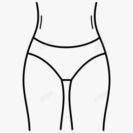 内衣身材内裤图标svg_新图网 https://ixintu.com 内衣 内裤 女性内裤类型 诱人 身材