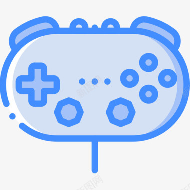 Wii设备25蓝色图标图标