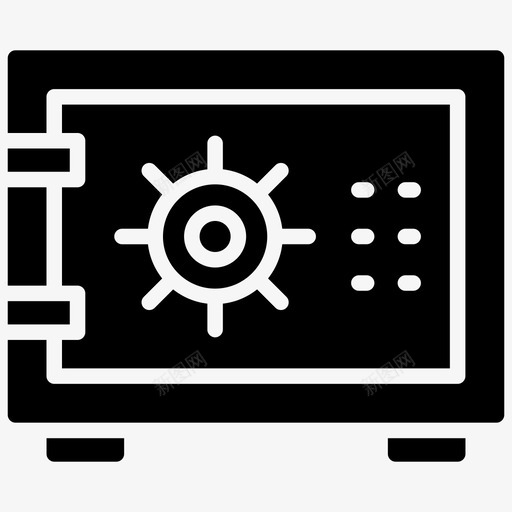 银行储物柜银行存款银行保险箱图标svg_新图网 https://ixintu.com 保险箱 假期字形图标 银行保险库 银行保险箱 银行储物柜 银行存款