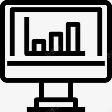 分析教育89线性图标图标