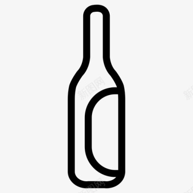 葡萄酒饮料玻璃杯图标图标