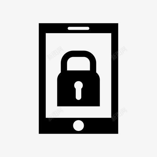 移动安全锁电话图标svg_新图网 https://ixintu.com 互联网安全设置1 电话 移动安全 锁 隐私