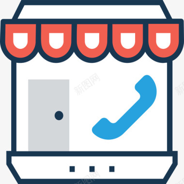 网上商店购物和商业20线性颜色图标图标
