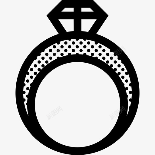 结婚戒指钻石钻戒图标svg_新图网 https://ixintu.com 宝石 杂点 珠宝 结婚戒指 钻戒 钻石