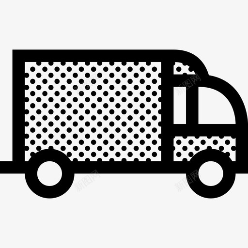 卡车送货搬运图标svg_新图网 https://ixintu.com 包装 卡车 搬运 运输 送货