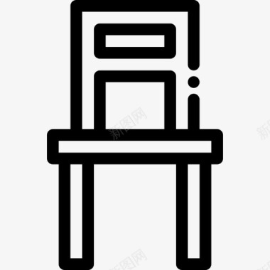 椅子家用家具4直线型图标图标