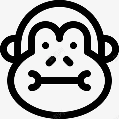 猴子泰国5直系图标图标
