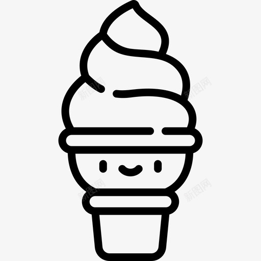 冰淇淋快餐25直链图标svg_新图网 https://ixintu.com 冰淇淋 快餐25 直链
