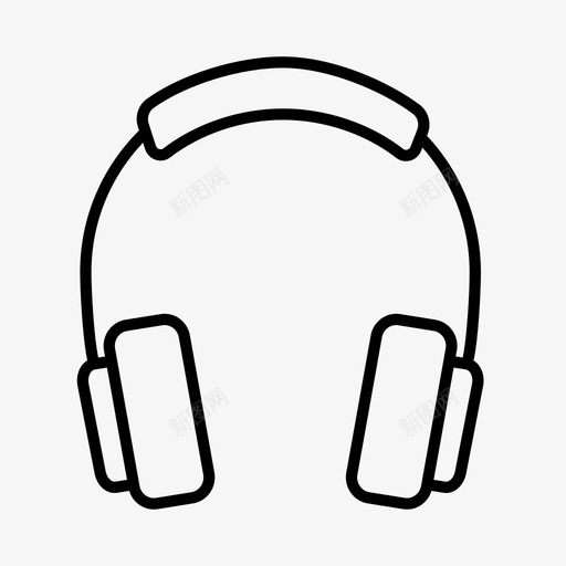 耳机音乐录音室图标svg_新图网 https://ixintu.com 录音室 无线耳机 耳机 音乐