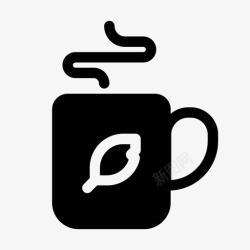 茶雕杯子咖啡饮料图标高清图片