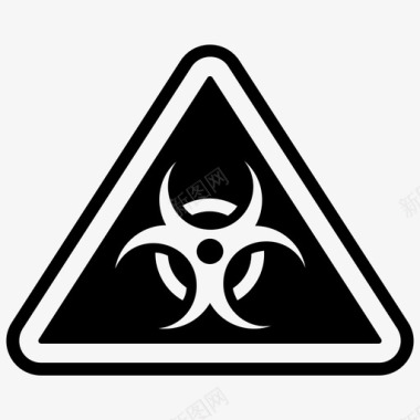 生物危害危险标志危险符号图标图标