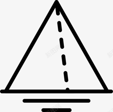 三角形形状工具创建图标图标