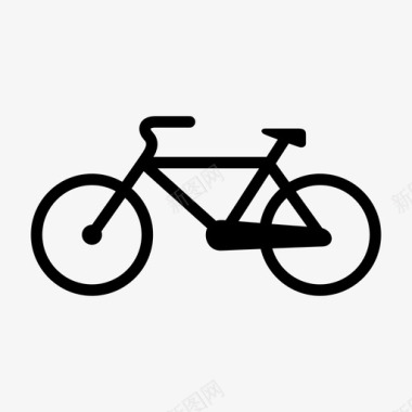 自行车骑车人骑马图标图标
