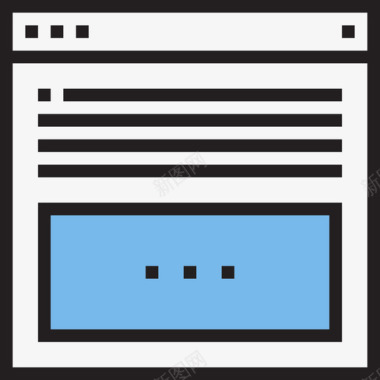 浏览器网站和用户界面颜色线条颜色图标图标