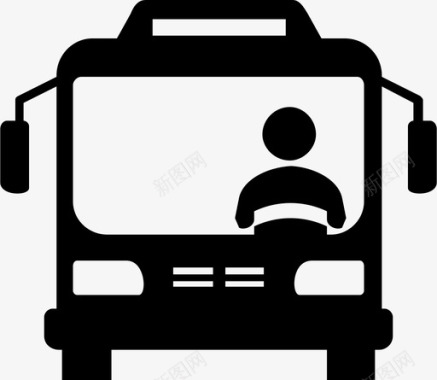 公共汽车陆运客运图标图标