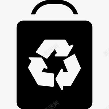回收袋生态96填充图标图标
