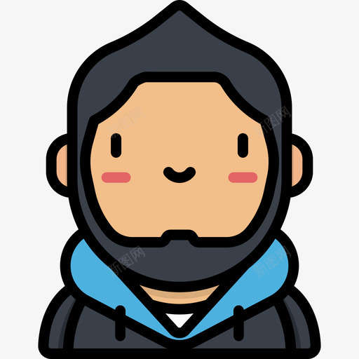 男孩卡瓦伊化身3线性颜色图标svg_新图网 https://ixintu.com 卡瓦伊化身3 男孩 线性颜色