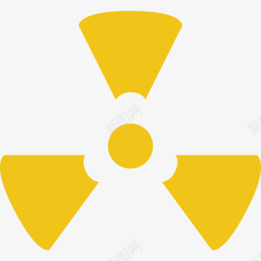 核能生态64平坦图标图标