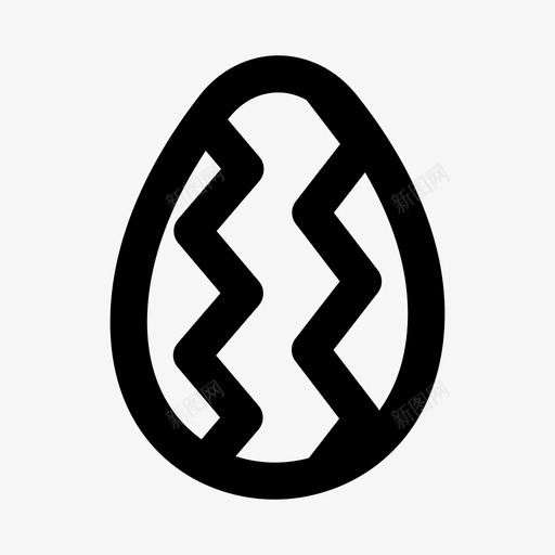 鸡蛋基督教复活节图标svg_新图网 https://ixintu.com 基督教 复活节 复活节图标 活动 节日 鸡蛋