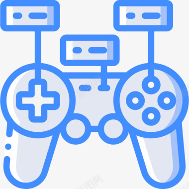 Gamepad游戏开发4蓝色图标图标