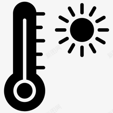 温度计数字温度计发烧刻度图标图标