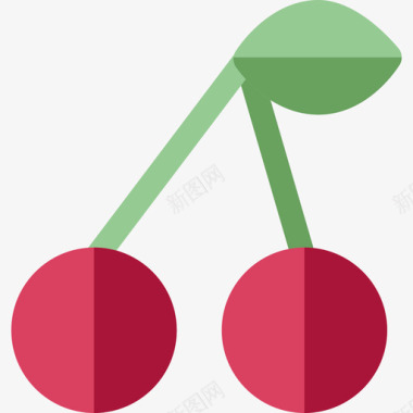 樱桃健康食品5无糖图标图标