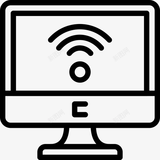 wifi公司工作图标svg_新图网 https://ixintu.com Pretycons办公室概述 wifi 公司 办公室 工作