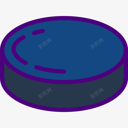 冰球运动73线性颜色图标svg_新图网 https://ixintu.com 冰球 线性颜色 运动73