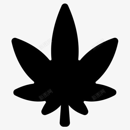 大麻毒品大麻叶图标svg_新图网 https://ixintu.com 大麻 大麻叶 毒品