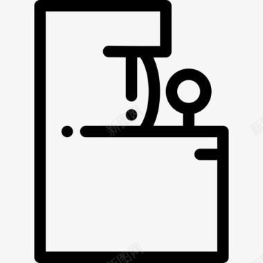 游戏机游戏8线性图标图标