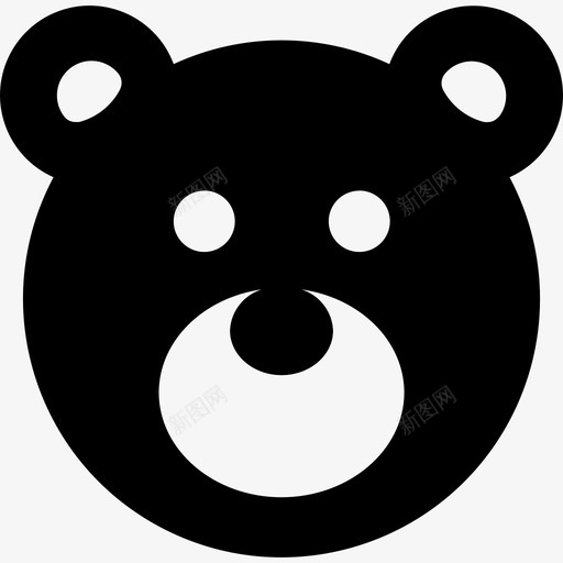 泰迪熊玩具4填充图标svg_新图网 https://ixintu.com 填充 泰迪熊 玩具4