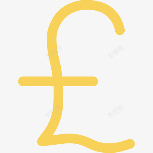 英镑银行和金融15线性颜色图标svg_新图网 https://ixintu.com 线性颜色 英镑 银行和金融15